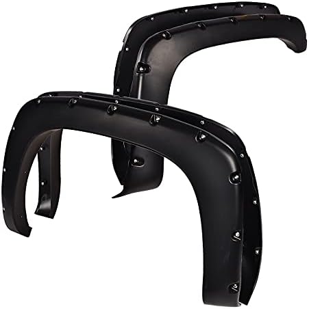 G-PLUS Fender Flares Compatible with 04-08 Ford F150 with 66.0"/67.0"/78.0"/96.0" Bed Length(Not Fit Heritage Models), 07-08 Lincoln Mark LT with 67.0"/78.0" Bed Length Smooth Wheel Protector 4pcs