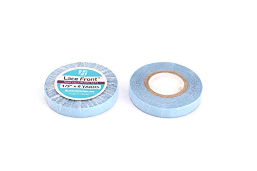 "Lace Front Support" Hair Extensions Tape Double Sided Roll Tapes Stickers Adhesive for Men Hair System Replacement Toupee Hair Extension Wig Bundles Hair Weave Closure(6 Yards & 0.8CM)