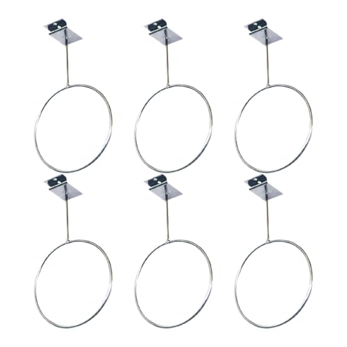 Supports muraux en fer argenté Healvian : le porte-balles élégant et robuste