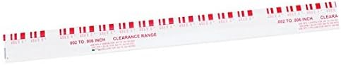 Speedway Motors Plastigauge Bearing Clearance Measurement Kit Includes Blue Green and Red Gauges for Rod and Main Journals with Reference Chart for Accurate Assembly Checks