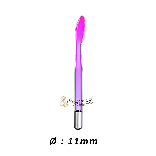Project E Beauty Appareil portable à haute fréquence de 11 mm Argon Gas Violet Spoon Electrode Beauty Parts