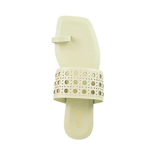 Image of Metro Womens Synthetic Lightgreen Slippers (Size
