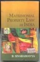 Matrimonial Property Law in India 0195644476 Book Cover