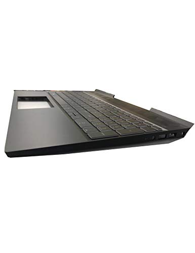 Image of F-Hong Palmrest Upper Case Touchpad with Backlight Keyboard for HP Gaming Pavilion 15-DK 15-DK0126TX TPN-C141, Compatible with Part Number L57595-001 Whiter