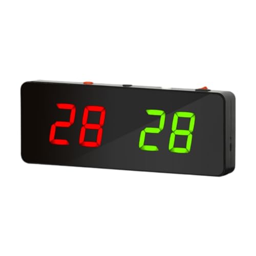 QSTDGVPW Portable Electronic Digital Scoreboard Rechargeable Professional for Badminton 26x9.5x3cm