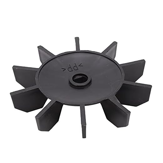 Reemplazo de aspas de ventilador, ventilador de plástico para motor eléctrico, compresor de aire pequeño Accesorios de aspas de ventilador Motor directo en línea Eje de 14 mm Diámetro exterior de 135