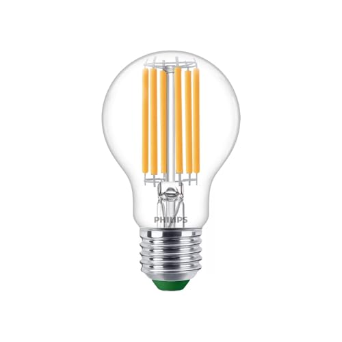 Philips MASTER LED Glühbirne Ultra Efficient E27 Birne Klar 5.2W 1095lm - 830 Warmweiß | Ersatz für 75W