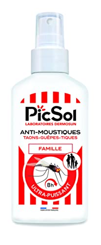 Anti-moustiques taons guêpes tiques PicSol spray répulsif haute action