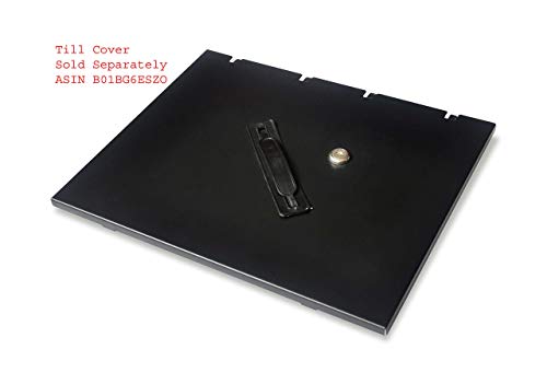 Hk Systems 16" Heavy Duty Black Manual Push Open Cash Drawer With 5Bill/5Coin Stainless Steel #TOP5