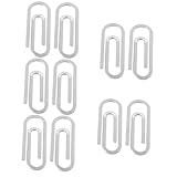 NUOBESTY 10 Stk Büroklammer Rechnungsklemme Papiergeldklammern Kreditnehmer Papierklemmstift Papierklammer Aus Edelstahl Brieftaschenclips Fotoclip Fräulein Rostfreier Stahl Metall Halter