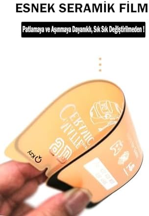 Xiaomi Mi 14T ile Uyumlu Tam Kaplayan Mat Seramik Nano Esnek Ekran Koruyucu Cam - Görsel 3