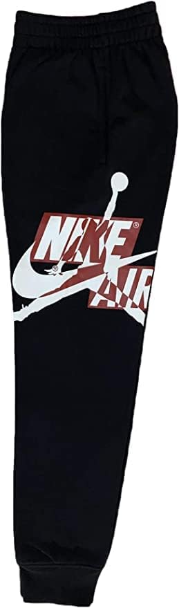Jordan Boys Youth Classics Jogger Fleece Sweatpants Size M, L, XL (Black, Small)3
