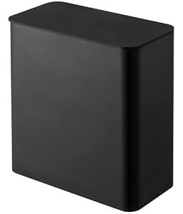 山崎実業(Yamazaki) マグネット 洗濯洗剤ボール ストッカー ブラック 約W17XD9.5XH17cm タワー tower ジェルボール 詰め替え ケース 4267