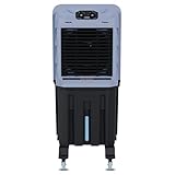EECOCOOL Chiller 100 L Desert Air Cooler for Home, Honeycomb Cooling Pad, Auto Swing Technology | Inverter Compatible, Powerful Air Cooler for Room, 3 Way Speed Control (Grey)