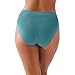 Wacoal Women's B-Smooth Hi-Cut Brief Panty, Brittany Blue, L