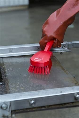 Image of Vikan 41923 Brush,Washing,Stiff,10 inch,PP /PBT,Blue