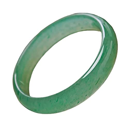 Bracelet vert en jade pour femme jonc naturel quotidien de 58mm