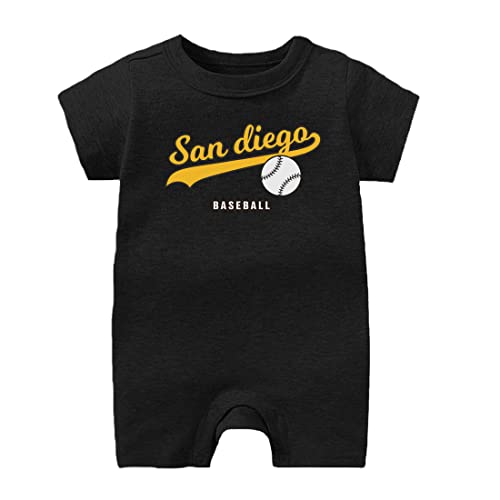 Babywen Custom San Diego Baby Bodysuit Baseball Jersey Personalized Baby Name And Number For Boy Girl Clothes Gifts #TOP2