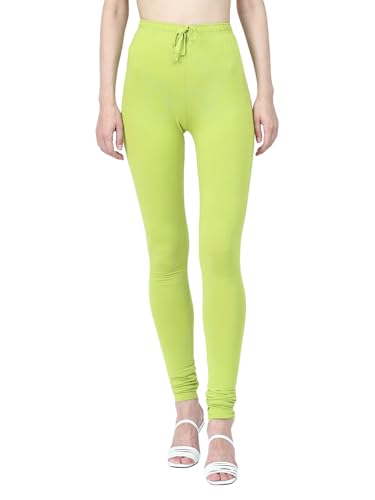 Image of Robinbosky Cotton Churidhar Leggings for Women - Stylish, Stretchable & Flattering Fit for All-Day Comfort