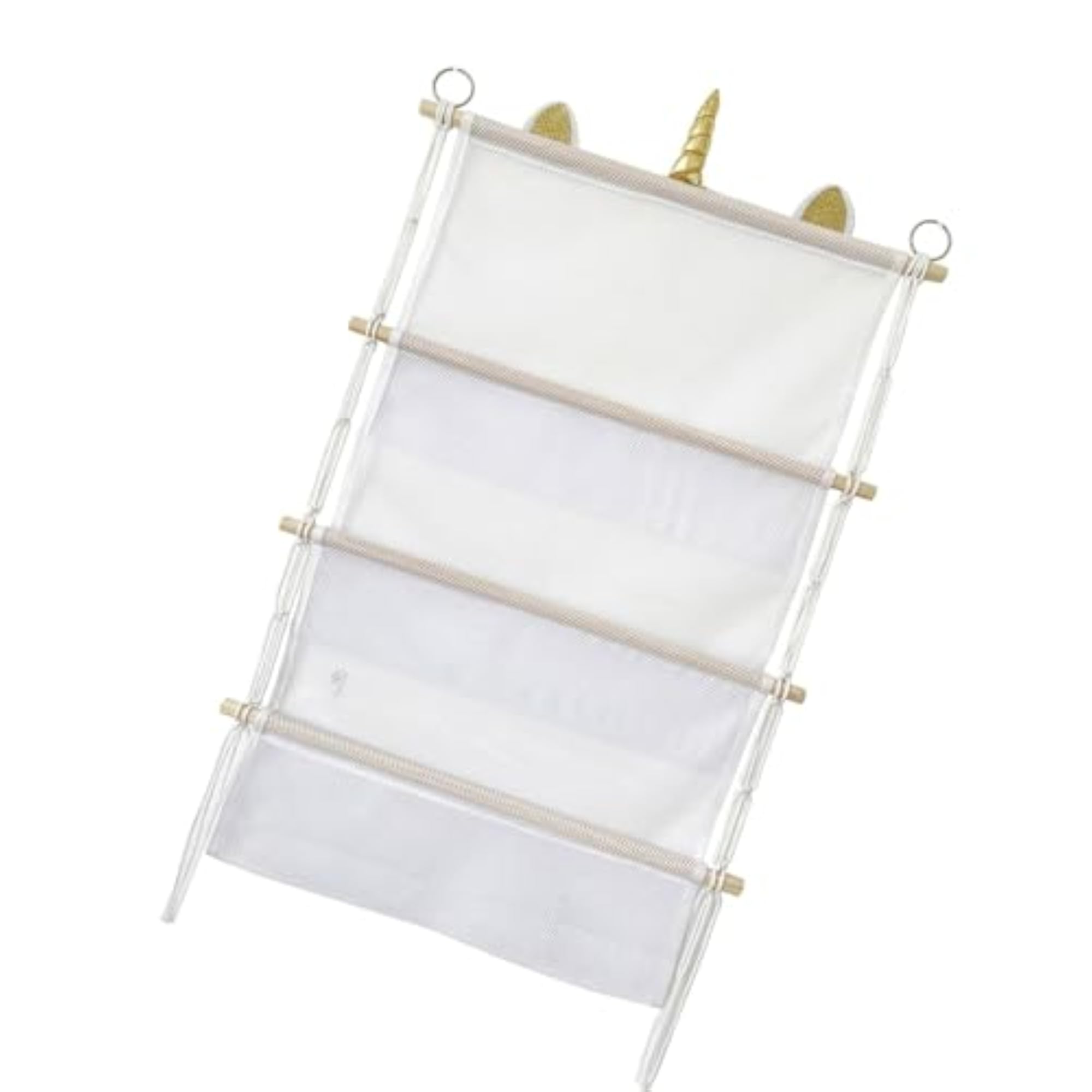 3-Tier Wall Hanging Toy Organizer for Nursery and Bathroom