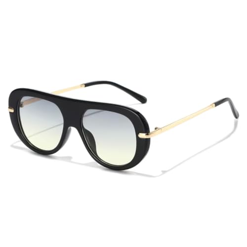 Lunettes de soleil rétro style punk aux finitions soignées