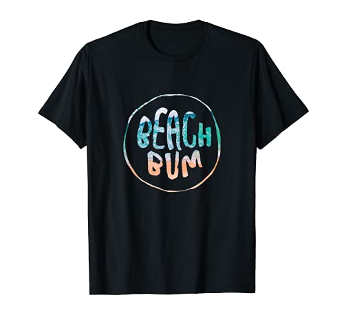 Beach Bum Summer Sandy Ocean Vibes and Waves Surfing T-Shirt