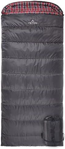 TETON Sports Celsius XL -25F Sleeping Bag; Cold Weather Sleeping Bag; Great for Family Camping; Free Compression Sack, Grey