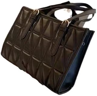 Stylish PU Handbag for Women Checked Pattern Shoulder Tote Bag Daily use Organizer Bag Price In India