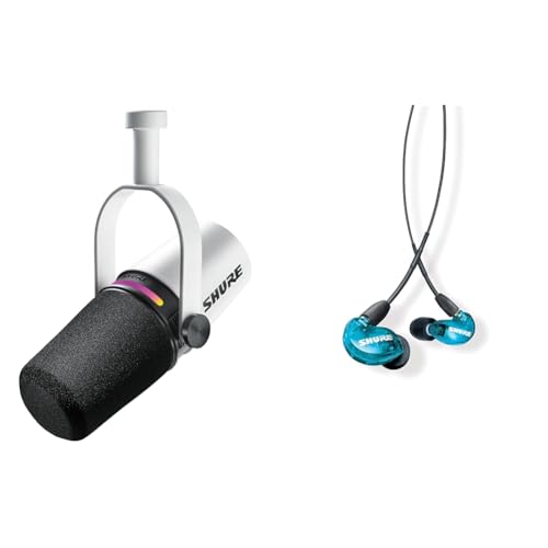 Amazon | SHURE MV7+ ポッドキャストマイクロホン ホワイト MV7+-W