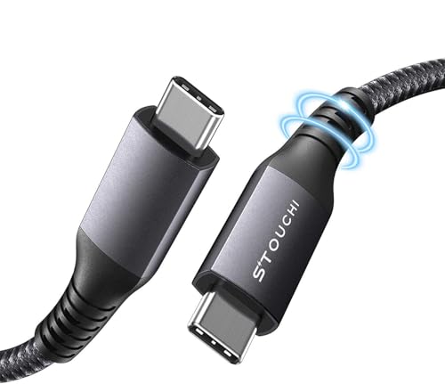 Stouchi 3M 𝗪 USB C to USB C Charging Cable USB C Cable for iPhone 17/17 Pro/17 Plus/17 Pro Max/ 16/15 100W Fast Charging Cord MacBook Pro MacBook Air iPad Galaxy USB-C Phone 10ft