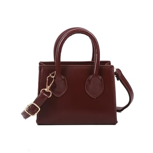 Sac à main bordeaux de haute couture avec détails romantiques