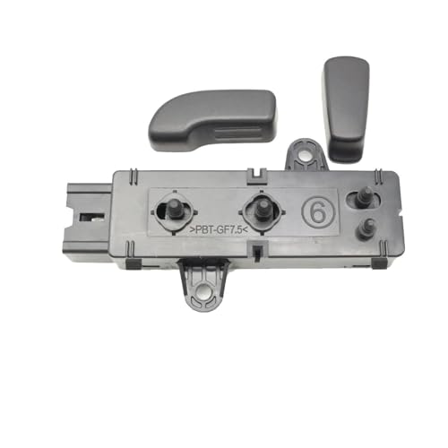 Power Seat Switch for Nissan X-Trail T32 Qashqai J11 2015-2021 Power Front Seat Adjustment Switch 87062-2DR0D-A193/87012-2DR0D-A193(1 Set 6 Ways Left L)