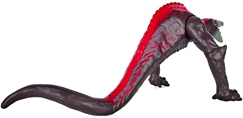 De-Lite Action Figures PVC Anime Movable Collectible Model Statue Toys (Skull Crawler, Grey with Red Spine, 13cm)