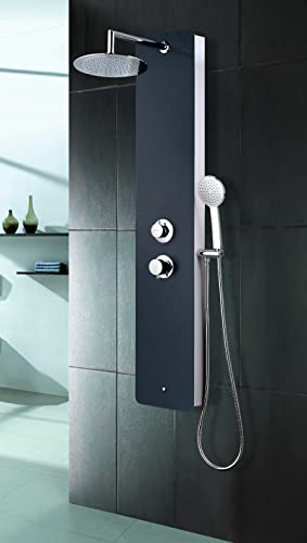 Colonne de douche Edouard Rousseau Eris design gris anthracite durable - 3