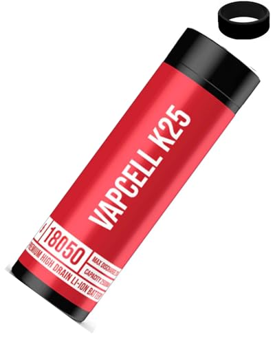18650 K25 Compatible With Vapcell Rechargeable Series - 2500mAh High-Performance with Safety Wraps & Band - No Nicotine (2 PACK) - Image 7