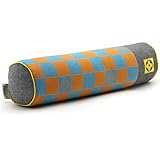 Edomi Cylindrical Buckwheat Pillow for Side Sleepers, Neck Roll Pillow Adjustable Firm Round Cervical Cylinder Pillow for Back Sleeper (16x4 Inch, NavyBlue)