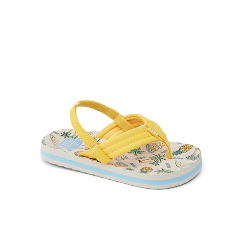 Image of REEF Boys Toddler /Little Kid Ahi Beach Flip Flop, Soft Cushion Footbed, Water Friendly