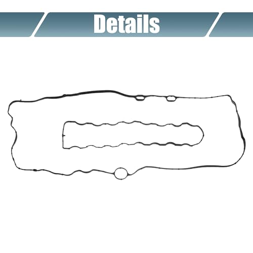 Image of uxcell 1 Set Valve Cover Gasket Replacement for Chevrolet Equinox 2018-2023 No.12636384 Black