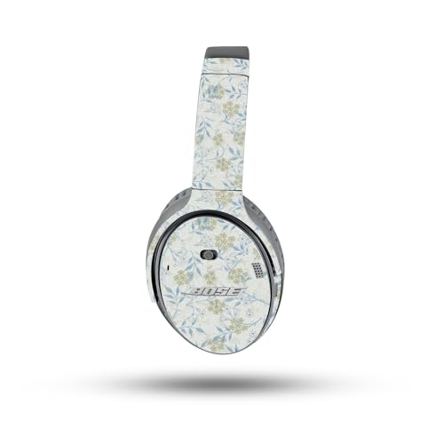 Image of MightySkins Skin Compatible with Bose QuietComfort 35 II Headphones - Jasmine | Protective, Durable, and Unique Vinyl Decal wrap Cover | Easy to Apply, Remove, and Change Styles