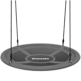 tectake® Balancoire nid d'oiseau Balancoire Exterieur Balancelle de Jardin pour Aire de Je...