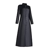 LMSXCT Women's Cassock Minister Robe Clergy Roman Choir Cassock Adults Priest Robe Liturgical Vestment Preacher Church Robe