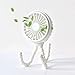 Mini Wentylator Do Wózka USB 3 Regulowany Klips Do Małego Przenośnego Wentylatora Statyw Do Ładowania Do Sypialni Fotelika Samochodowego (Color : White)