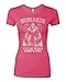 Bigfoot is Often Confused with Sasquatch Yeti Never Complains, UFO Conspiracies Creatures Pop Culture Womens Slim Fit Junior Tee, Hot Pink, X-Large
