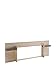 Links – Cooper Tête de lit équipéeDimensions : 232 x 18 x (H) 86 cm.en mélaminé. 252x18x86h Acacia + Grigio.