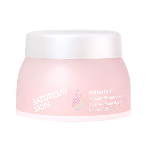 Saturday Skin Face Moisturizer Cream, Anti-Aging Moisturizer Cream Organic Nature Face Moisturizer Gel-Cream From Alaska Glacier Water Day & Night Cream Skincare Smooth Skin and Reduce Wrinkles