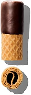 Bahlsen Waffeletten Dark Chocolate Dipped Cookies (12 boxes) - Delicate wafer rolls dipped in rich dark European chocolate - 3.5 oz boxes