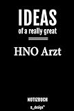 Notizbuch für HNO Ärzte / HNO Arzt / HNO Ärztin: Originelle Geschenk-Idee [120 Seiten liniertes blanko Papier]