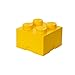 Room Copenhagen LEGO Storage Brick Drawer 4, 9-3/4 x 9-3/4 x 7-1/8 Inches, Bright Yellow (4003)