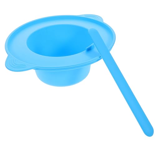 WOFASHPURET 1 set Silicone Face Mask Mixing Bowl Set with Stirring Rod Reusable Wax Pot Accessories for Skincare and Beauty Treatments for Home and Salon Use