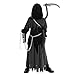 Spooktacular Creations Glowing Eyes Grim Reaper Costume for Kids, Halloween Costume for Boys, Halloween, Dress-up Party